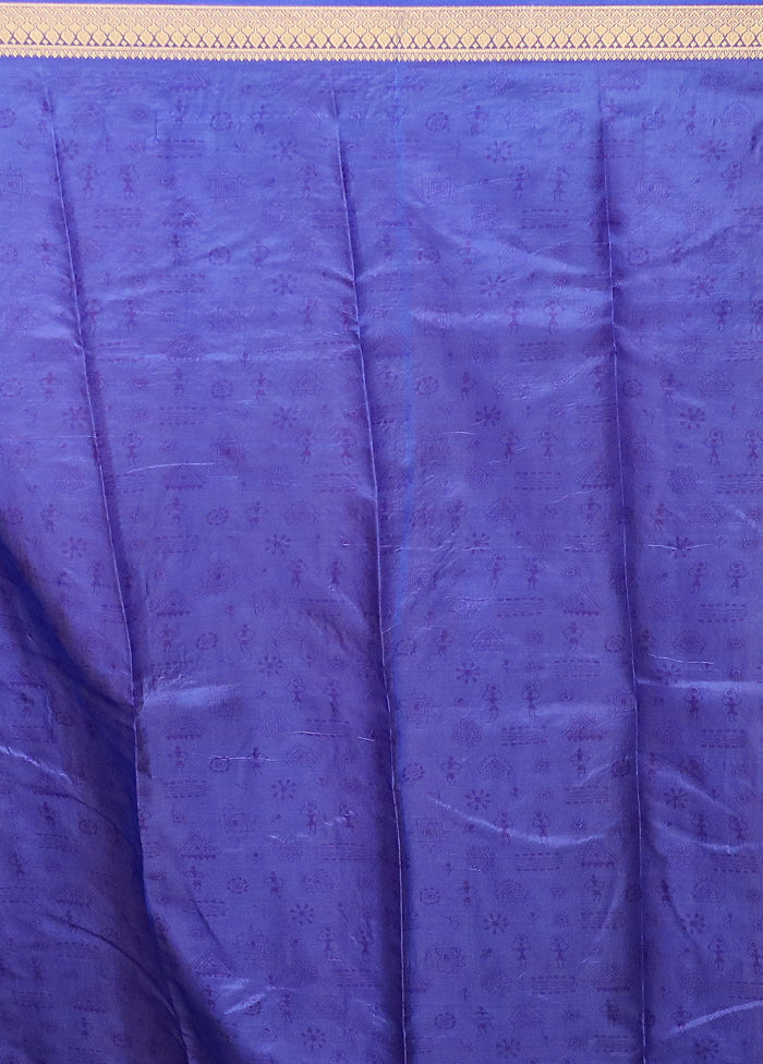 Cream Printed Pure Silk Saree Without Blouse Piece