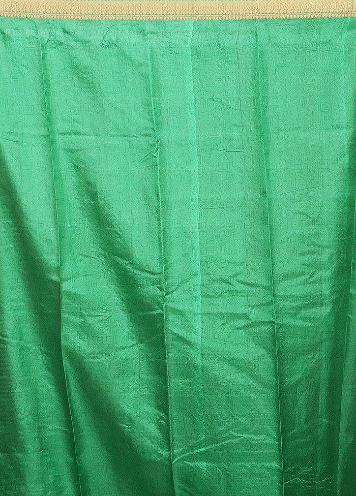 Cream Printed Pure Silk Saree Without Blouse Piece