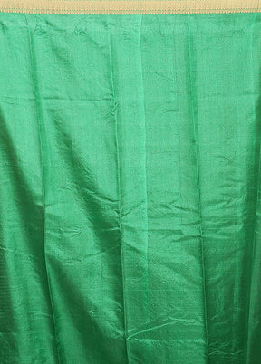 Cream Printed Pure Silk Saree Without Blouse Piece