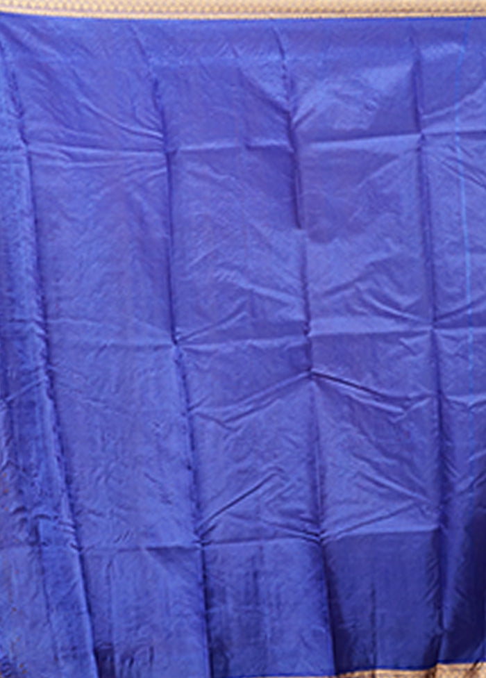 Cream Printed Pure Silk Saree Without Blouse Piece