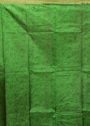 Cream Printed Pure Silk Saree Without Blouse Piece