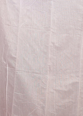 White Jamdani Cotton Saree Without Blouse Piece