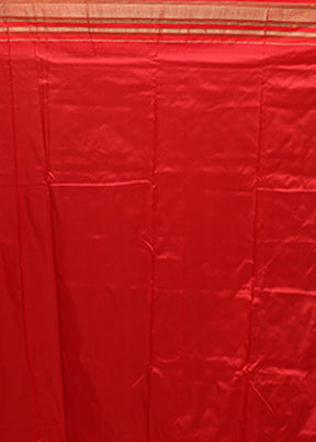 Green Handloom Kanjivaram Pure Silk Saree With Blouse Piece