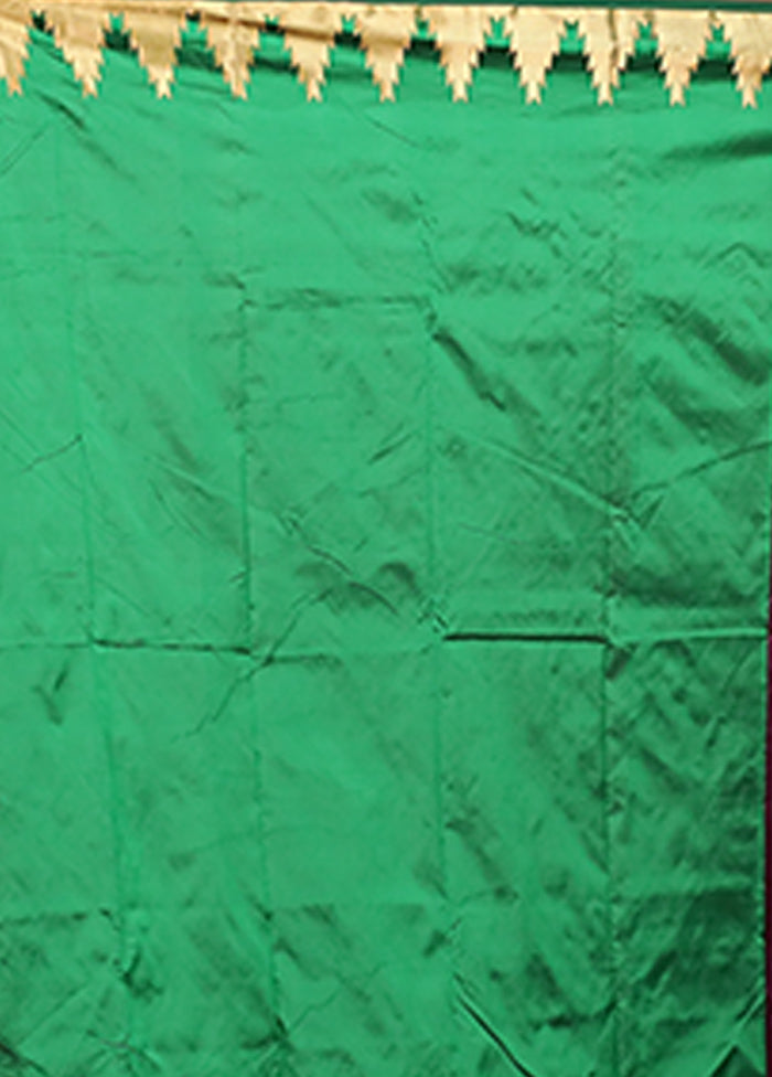 Purple Kanjivaram Silk Saree With Blouse Piece