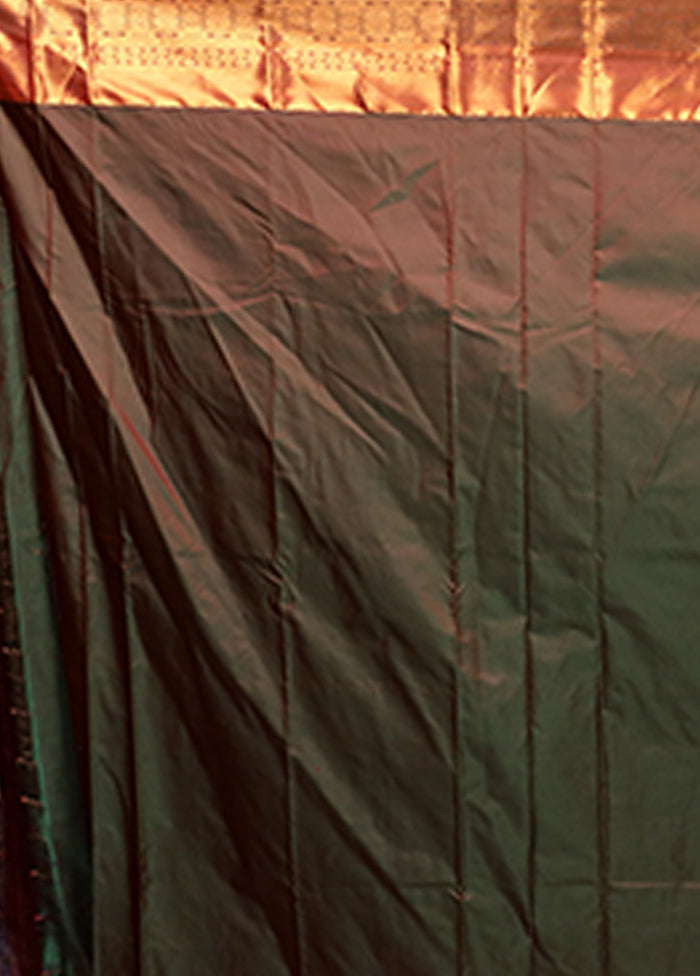 Pink Kanjivaram Silk Saree With Blouse Piece