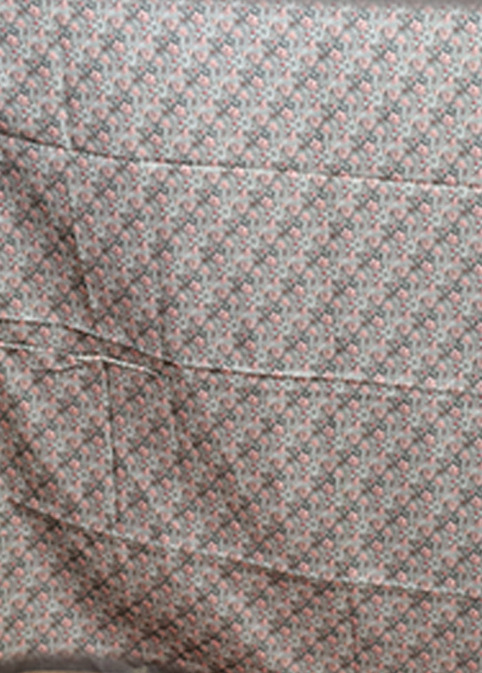 Green Tussar Silk Saree With Blouse Piece