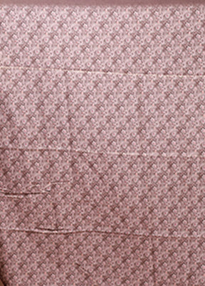 Pink Tussar Silk Saree With Blouse Piece