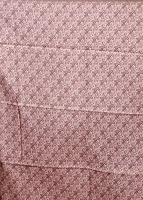 Pink Tussar Silk Saree With Blouse Piece