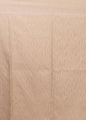 Cream Tissue Silk Saree With Blouse Piece