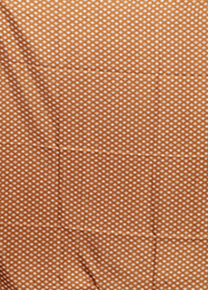 Cream Tussar Silk Saree With Blouse Piece