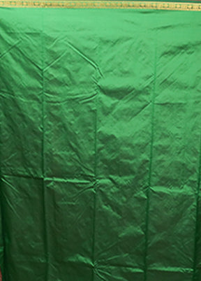 Green Kanjivaram Silk Saree With Blouse Piece