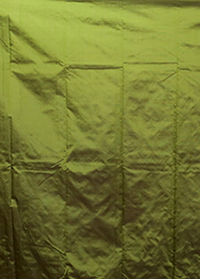 Green Kanjivaram Silk Saree With Blouse Piece