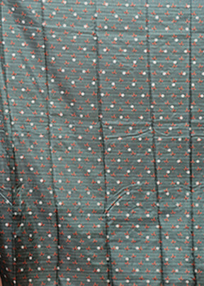 Multicolor Tussar Silk Saree With Blouse Piece