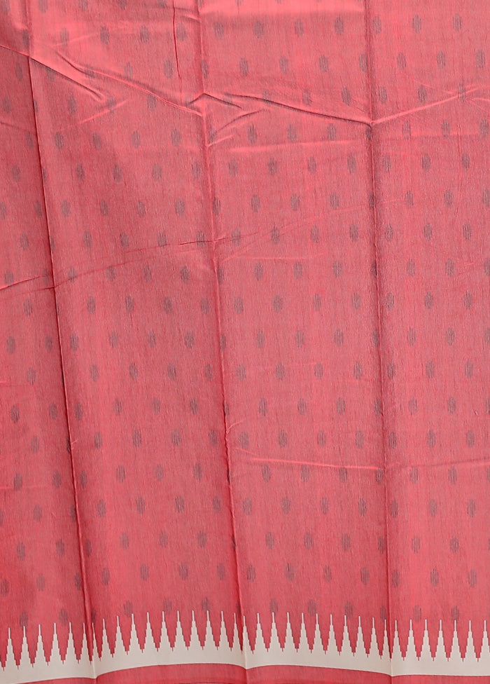 White Dupion Silk Saree With Blouse Piece