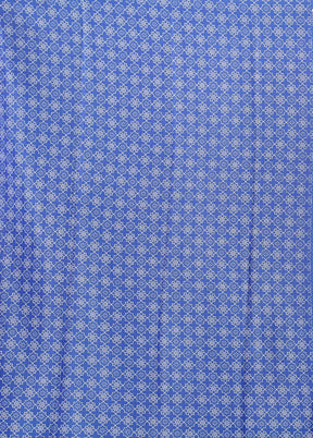 Blue Dupion Silk Saree With Blouse Piece