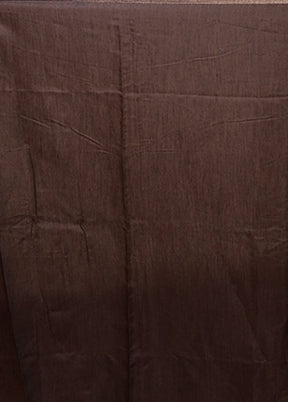 White Dupion Silk Saree With Blouse Piece