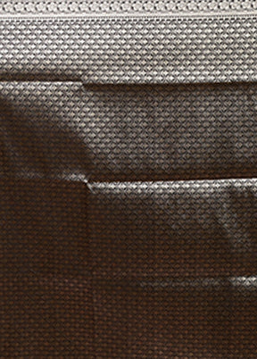 Black Banarasi Silk Saree With Blouse Piece