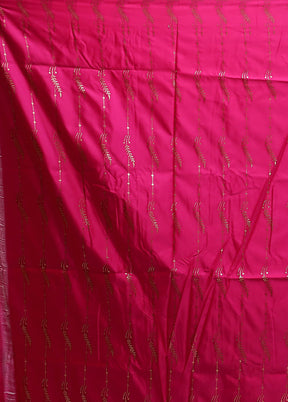 Green Banarasi Silk Saree With Blouse Piece