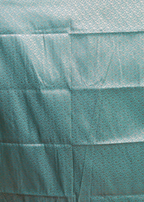 Green Banarasi Silk Saree With Blouse Piece