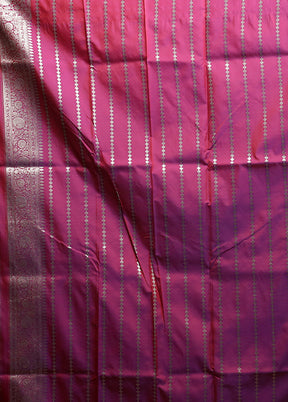 Maroon Katan Silk Saree With Blouse Piece