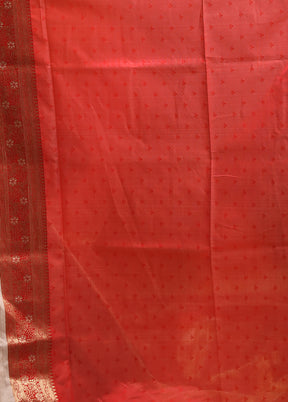 White Organza Saree With Blouse Piece