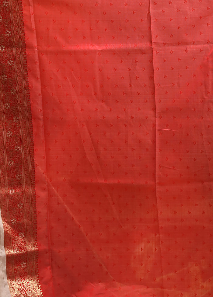 White Organza Saree With Blouse Piece