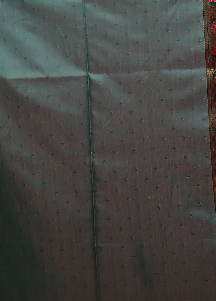 Pink Baluchari Silk Saree With Blouse Piece