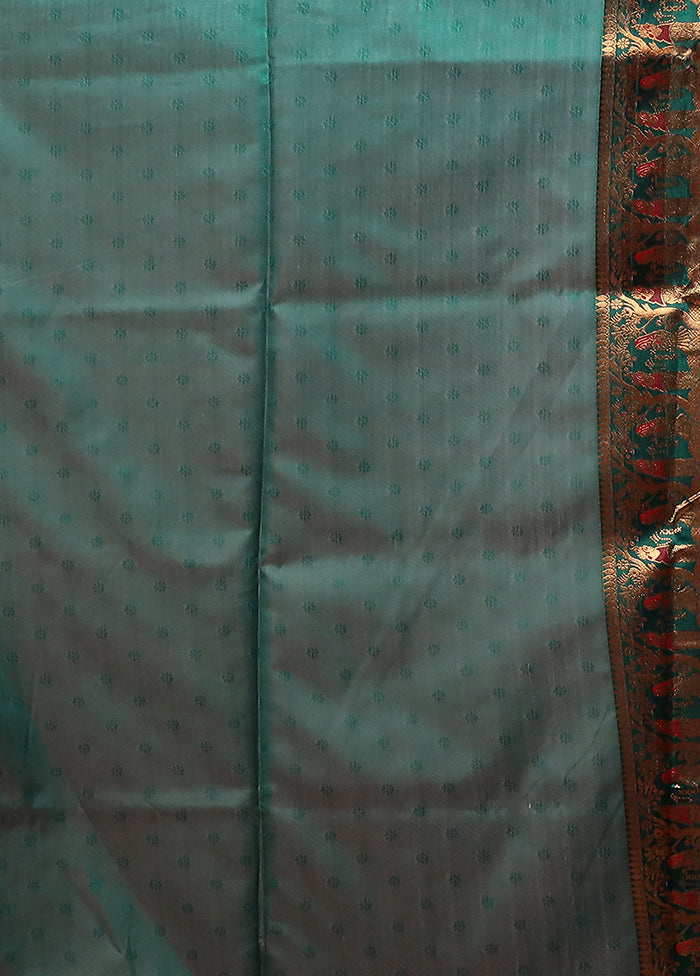 Pink Baluchari Silk Saree With Blouse Piece