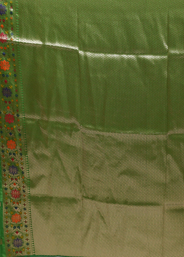 Yellow Katan Silk Saree With Blouse Piece