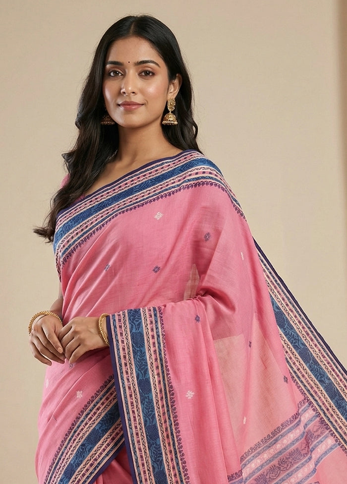 Purple Matka Silk Saree With Blouse Piece