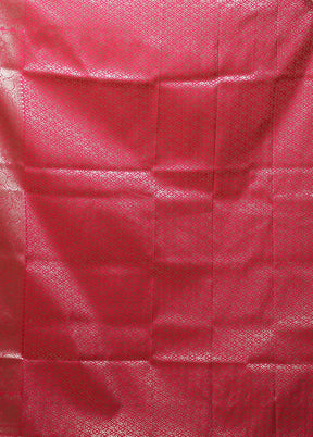 Pink Katan Silk Saree With Blouse Piece