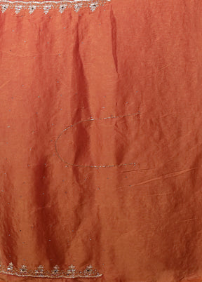 Pink Georgette Saree With Blouse Piece