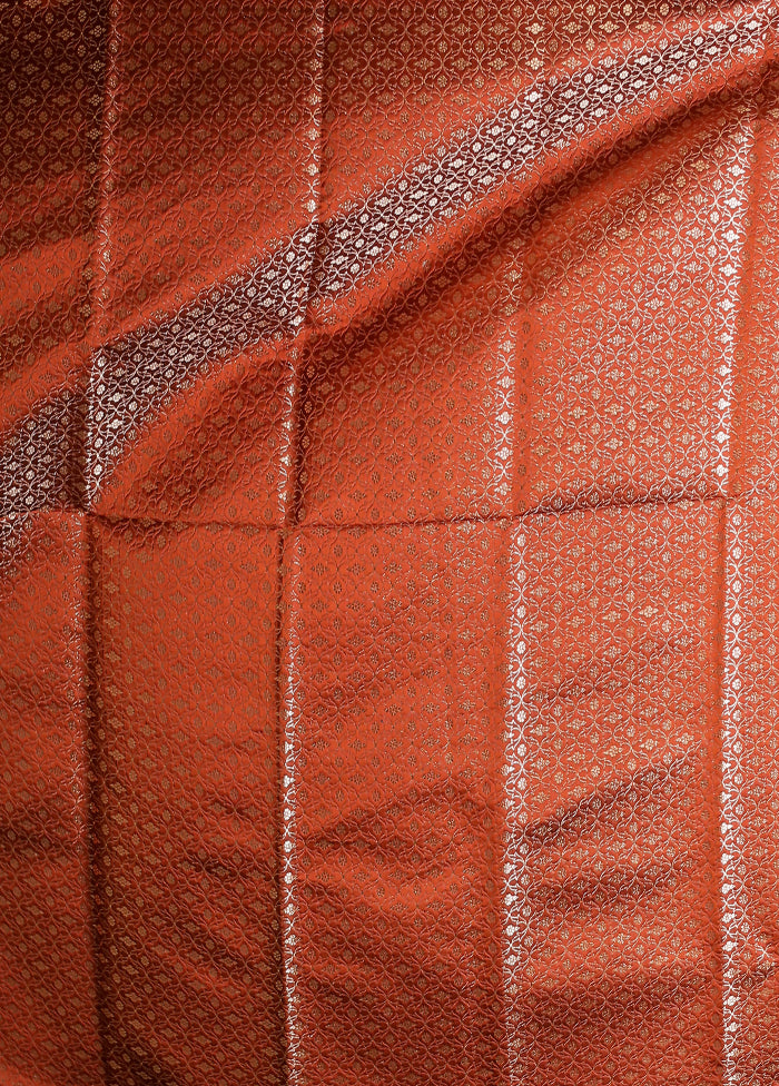 Blue Banarasi Silk Saree With Blouse Piece