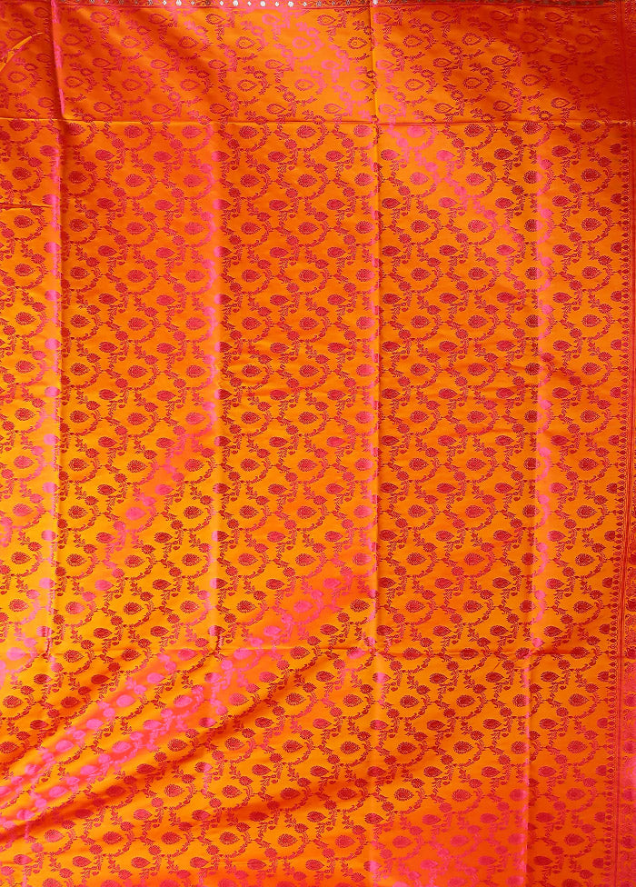 Purple Tanchoi Silk Saree With Blouse Piece