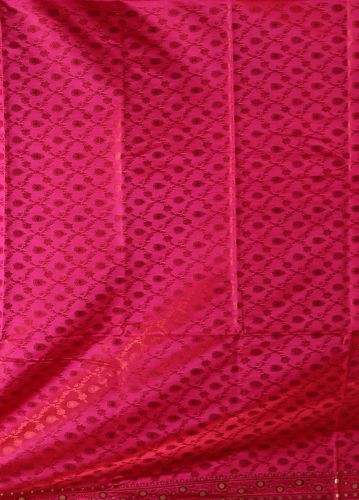 Cream Tanchoi Silk Saree With Blouse Piece