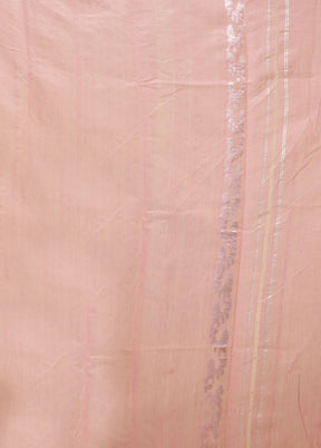 Pink Jamdani Cotton Saree Without Blouse Piece