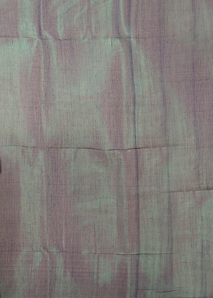 Green Tissue Silk Saree With Blouse Piece