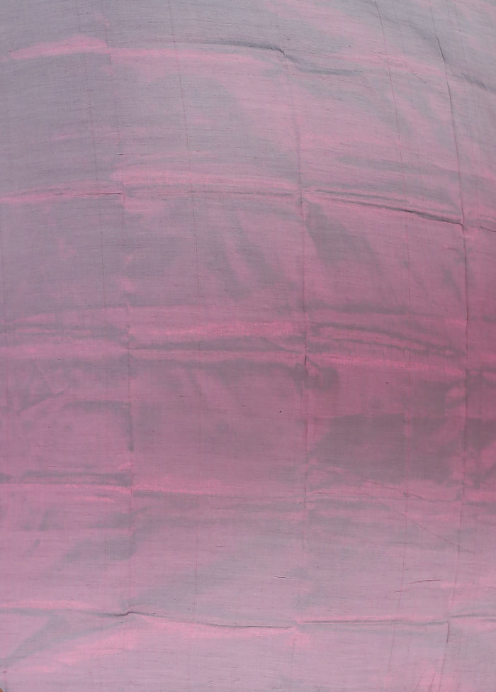 Maroon Tissue Silk Saree With Blouse Piece