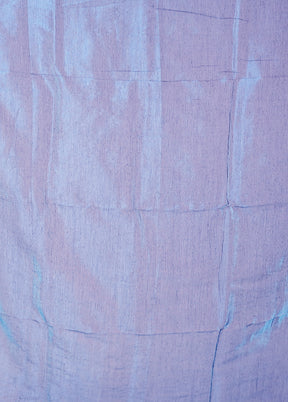 Blue Tissue Silk Saree With Blouse Piece