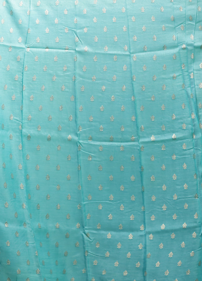 Multicolor Dupion Silk Saree With Blouse Piece