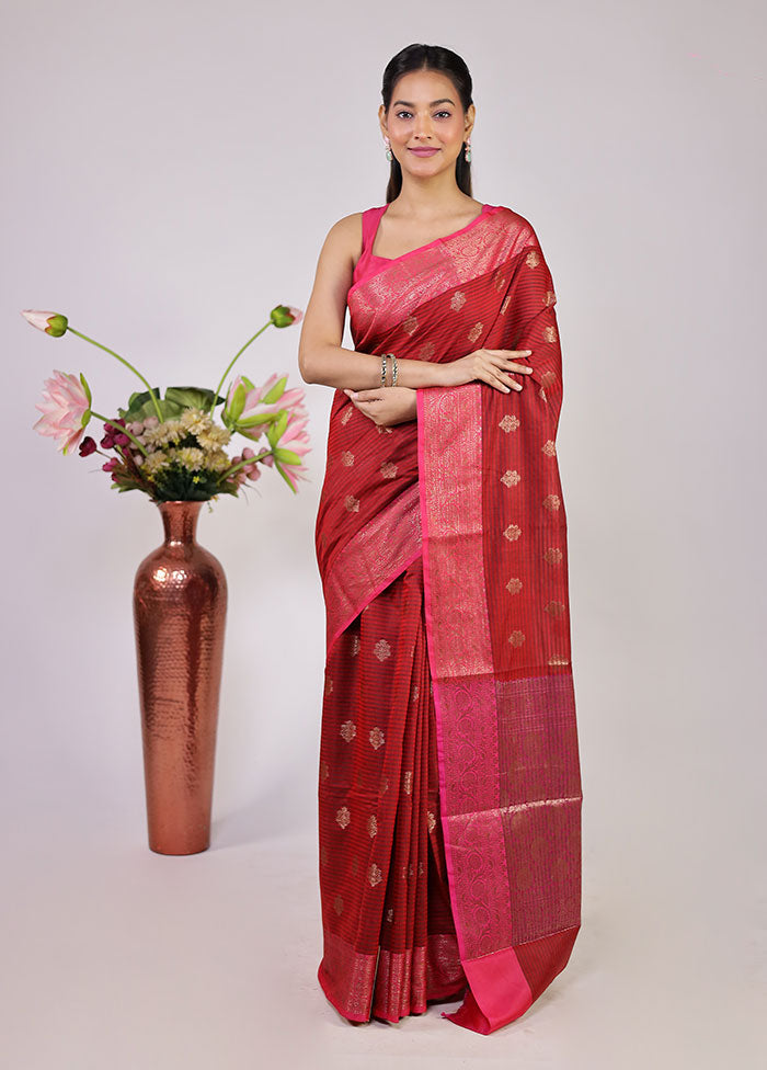 Shubhechha Duo – Red Baluchari & Red Cotton Sarees