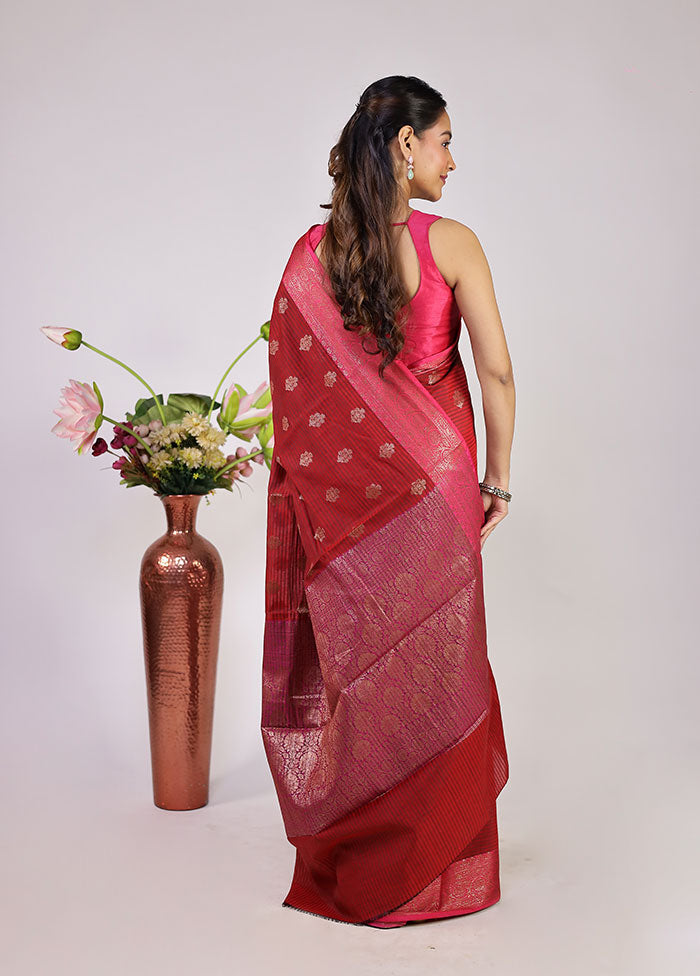 Shubhechha Duo – Red Baluchari & Red Cotton Sarees