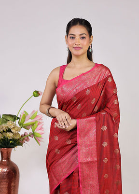 Shubhechha Duo – Red Baluchari & Red Cotton Sarees