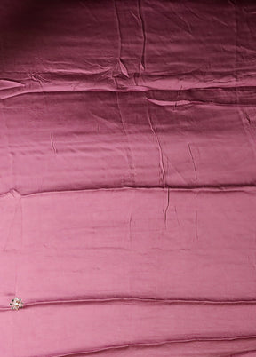 Purple Printed Pure Silk Saree Without Blouse Piece