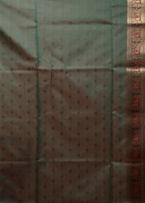 Pink Baluchari Silk Saree With Blouse Piece