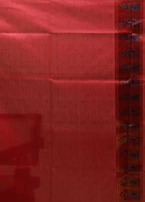 Blue Baluchari Silk Saree With Blouse Piece