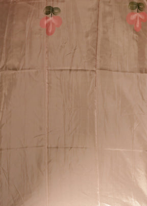Pink Organza Saree With Blouse Piece
