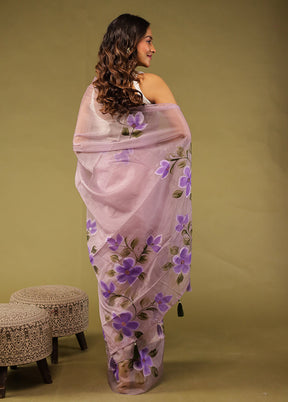 Ratnakar Duo – Purple Organza & Multicolor Modal Silk Sarees