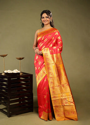 Shubhechha Duo – Red Baluchari & Red Cotton Sarees