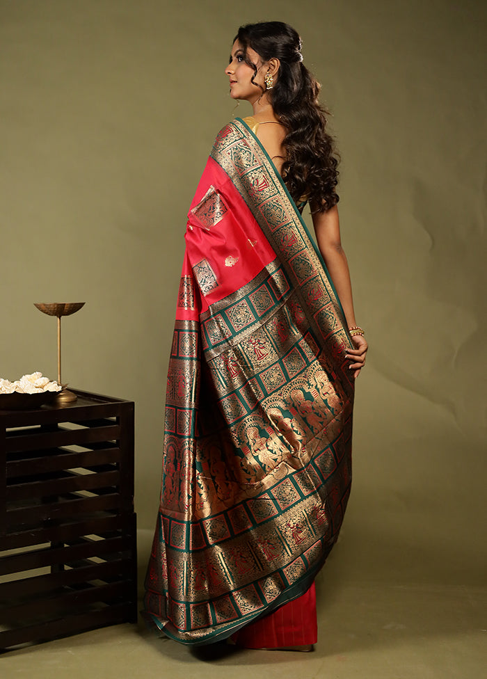 Tohfa Duo – Pink Baluchari & Pink Cotton Sarees